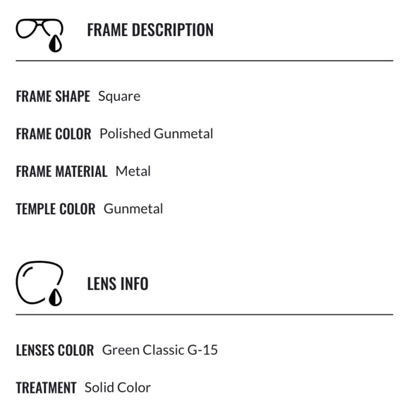 NWT Ray-Ban 60mm Aviator RB3483 Unisex Sunglasses Gunmetal Frame Green L… - Picture 7 of 9